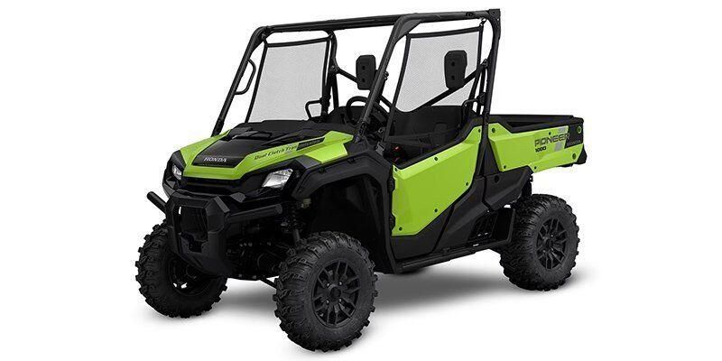 2023 Honda Pioneer 1000 in a Krypton Green exterior color. Parkway Cycle (617)-544-3810 parkwaycycle.com 