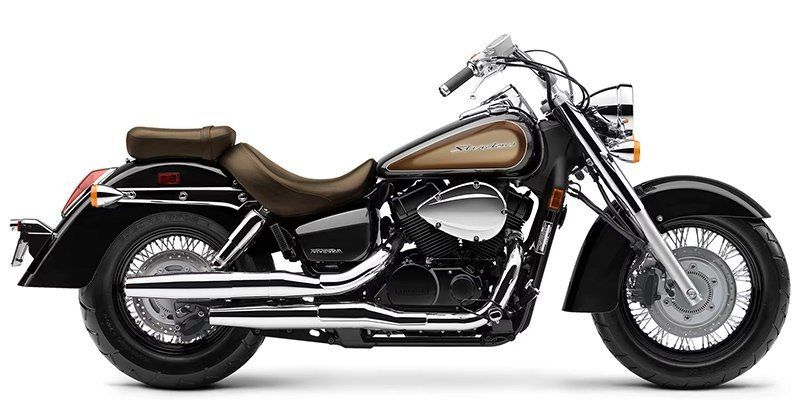 2024 Honda Shadow in a Black exterior color. Greater Boston Motorsports 781-583-1799 pixelmotiondemo.com 