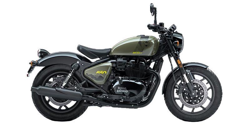 2024 Royal Enfield Shotgun 650 Green Drill Image 2