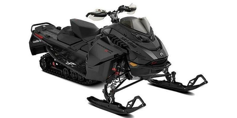 2023 Ski-Doo Renegade X-RS in a Black exterior color. New England Powersports 978 338-8990 pixelmotiondemo.com 