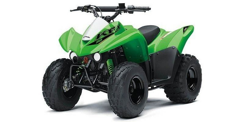 2022 Kawasaki KFX in a Lime Green exterior color. New England Powersports 978 338-8990 pixelmotiondemo.com 