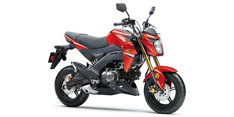 2023 Kawasaki Z125 PRO in a Red exterior color. Central Mass Powersports (978) 582-3533 centralmasspowersports.com 