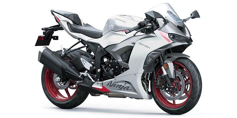 2025 Kawasaki NINJA ZX6R KRT EDITION LIME GREEN AND EBONY AND PEARL BLIZZARD WHITEImage 1