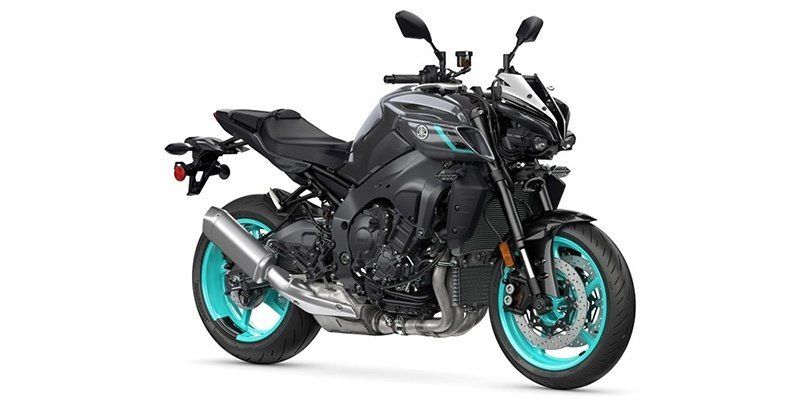 2024 Yamaha MT 10 in a Midnight Cyan exterior color. New England Powersports 978 338-8990 pixelmotiondemo.com 