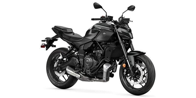 2025 Yamaha MT07 MATTE CHARCOAL BLACKImage 1