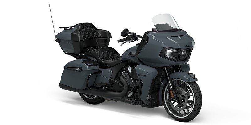 2024 Indian Motorcycle Pursuit Dark Horse  in a Stealth Grey exterior color. Motorcycles of Dulles 571.934.4450 motorcyclesofdulles.com 