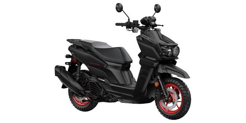 2024 Yamaha Zuma in a Matte Black exterior color. Parkway Cycle (617)-544-3810 parkwaycycle.com 
