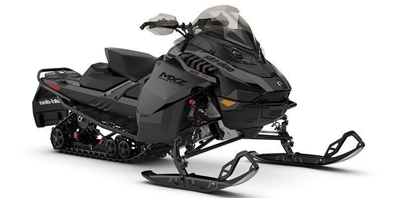 2024 Ski-Doo MXZ Adrenaline With Blizzard Package in a Black exterior color. New England Powersports 978 338-8990 pixelmotiondemo.com 