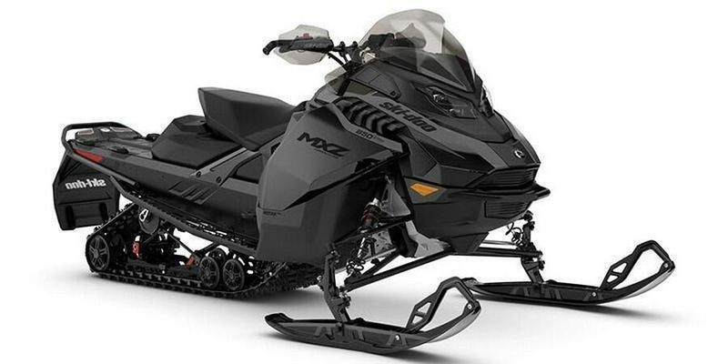 2024 Ski-Doo MXZ Adrenaline in a Black exterior color. New England Powersports 978 338-8990 pixelmotiondemo.com 