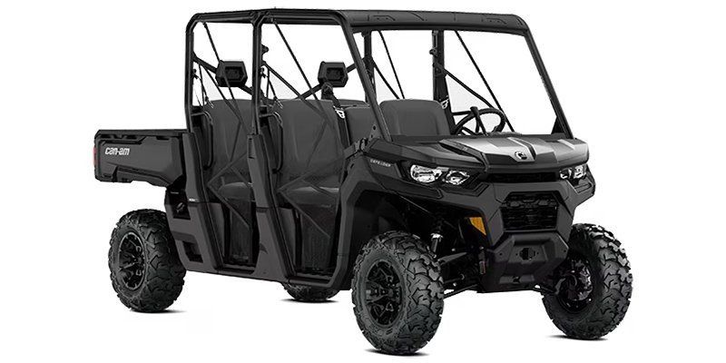 2024 CAN-AM DEFENDER MAX DPS HD10 TIMELESS BLACK in a BLACK exterior color. Family PowerSports (877) 886-1997 familypowersports.com 