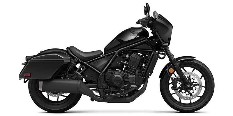 2023 Honda Rebel 1100T in a Met Black exterior color. New England Powersports 978 338-8990 pixelmotiondemo.com 