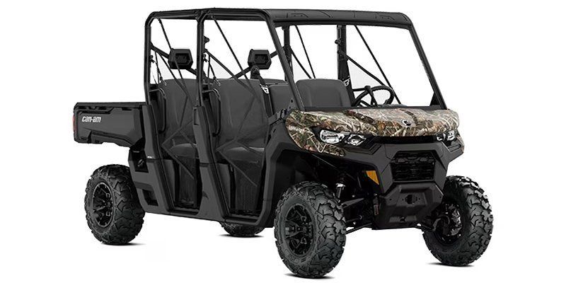 2024 CAN-AM DEFENDER MAX DPS HD9 WILDLAND CAMO in a CAMO exterior color. Family PowerSports (877) 886-1997 familypowersports.com 