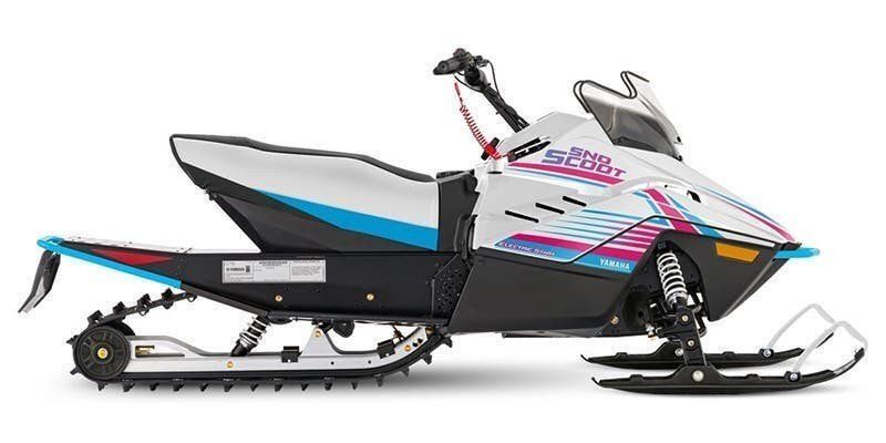 2024 Yamaha SnoScoot in a Team Yamaha Blue/ Mint exterior color. Plaistow Powersports (603) 819-4400 plaistowpowersports.com 