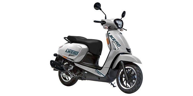 2022 KYMCO Like Series in a Matte Silver exterior color. Plaistow Powersports (603) 819-4400 plaistowpowersports.com 