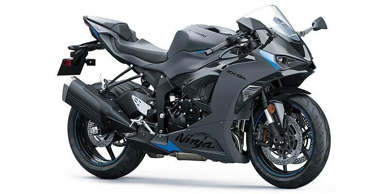 2025 Kawasaki NINJA ZX6R  METALLIC MATTE DARK GRAYEBONYImage 1