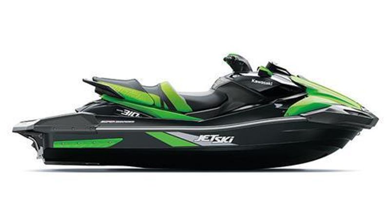 2025 Kawasaki JET SKI ULTRA 310LXS EBONY AND LIME GREEN Image 1