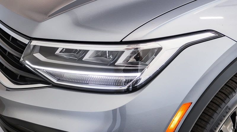 2024 Volkswagen Tiguan SE R-Line Black in a Silver exterior color. BEACH BLVD OF CARS beachblvdofcars.com 