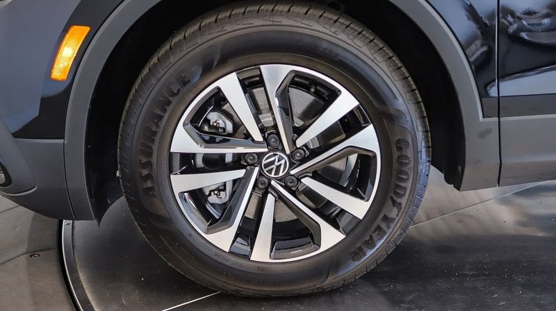 2024 Volkswagen Tiguan S in a Black exterior color. BEACH BLVD OF CARS beachblvdofcars.com 