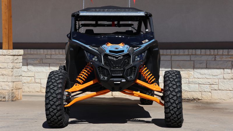 2025 Can-Am MAVERICK X3 RS TURBO RR SCAN BLUE AND ORANGE CRUSHImage 3