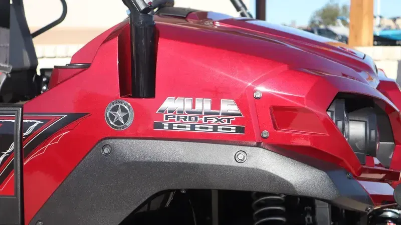 New 2026 Kawasaki MULE PROFXT 1000 LE PLATINUM RANCH EDITION METALLIC DEEP RED Image 16