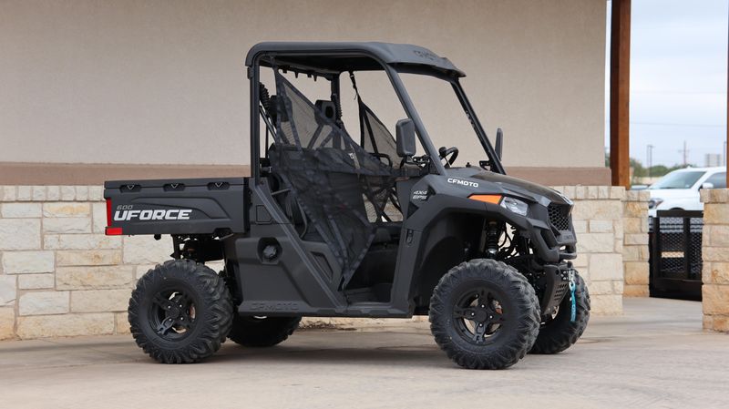 2025 CFMOTO UFORCE 600 NEBULA BLACK in a NEBULA BLACK exterior color. Family PowerSports (877) 886-1997 familypowersports.com 