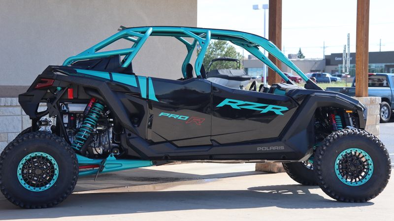 New 2025 Polaris RZR PRO R 4 ULTIMATE BLACK CRYSTAL AND RADIANT GREEN Image 2