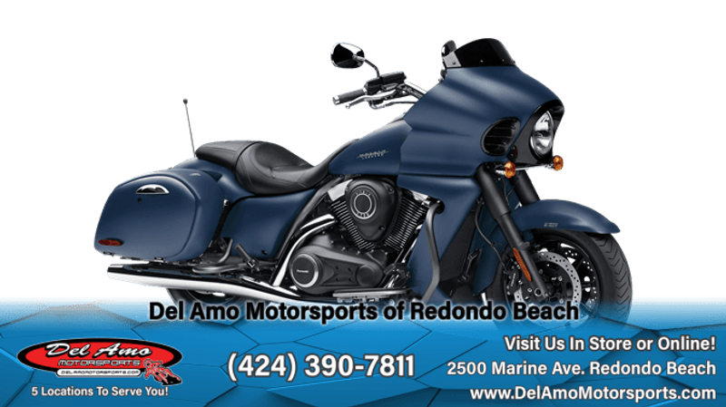 2024 Kawasaki VN1700KRFAL-BU1  in a METALLIC MATTE TWILIGHT BLUE exterior color. Del Amo Motorsports of Redondo Beach (424) 304-1660 delamomotorsports.com 