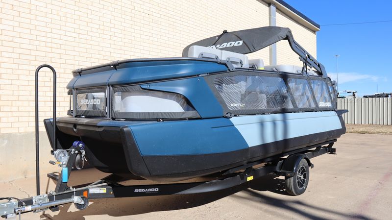 2025 SEADOO SWITCH CRUISE LIMITED 21 230HP PAINTED TRAILER HARBOR BLUE Image 2