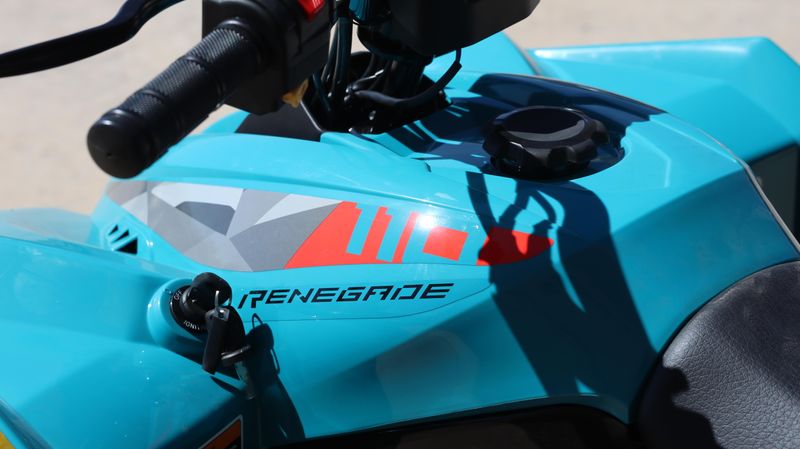 2025 Can-Am RENEGADE 110 EFI ICEBERG BLUE AND BLACK Image 8