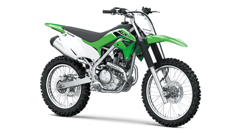 2023 Kawasaki KLX 230R in a Lime Green exterior color. Greater Boston Motorsports 781-583-1799 pixelmotiondemo.com 