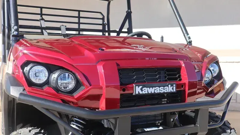 New 2026 Kawasaki MULE PROFXT 1000 LE PLATINUM RANCH EDITION METALLIC DEEP RED Image 10