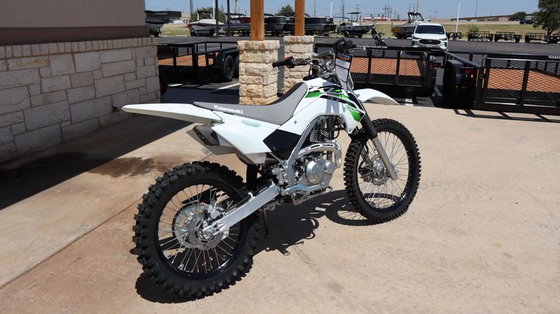 New 2026 Kawasaki KLX140R F BRIGHT WHITE Image 3