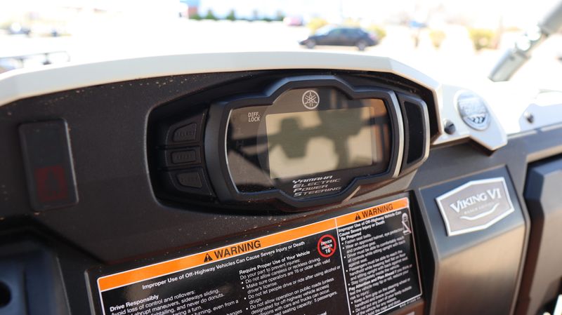 NEW 2025 YAMAHA VIKING VI EPS RANCH EDITION WINTER WHITE Image 6