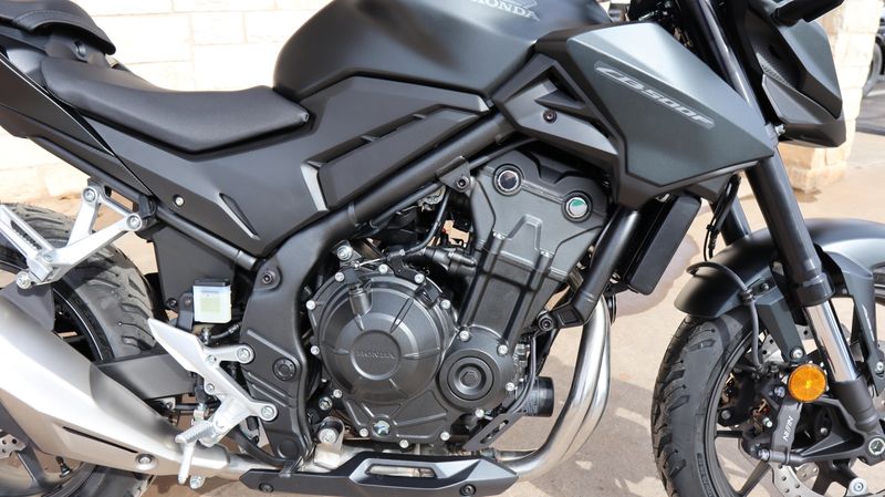 NEW 2025 HONDA CB500F ABS MATTE BLACK METALLIC Image 5