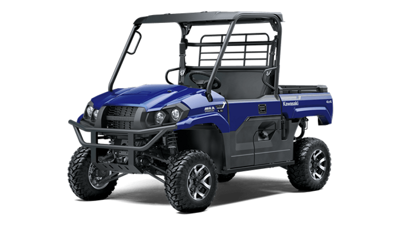 2024 KAWASAKI MULE PROMX LE DEEP BLUE in a BLUE exterior color. Family PowerSports (877) 886-1997 familypowersports.com 