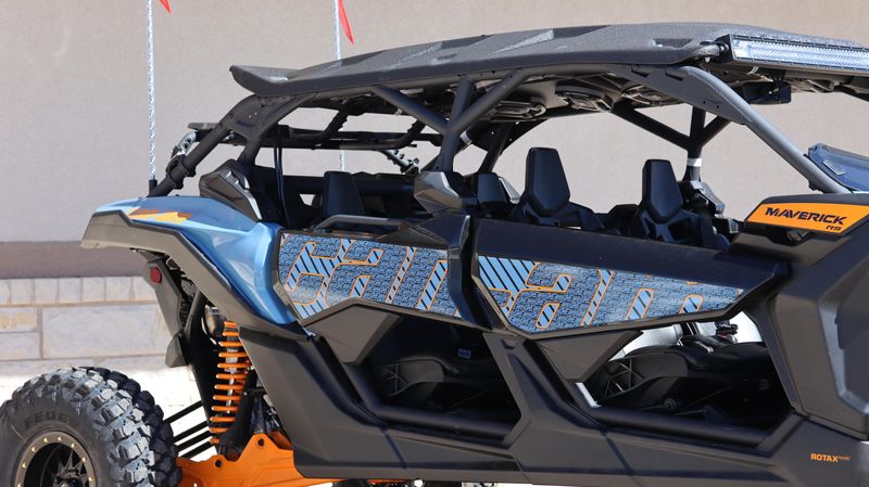 2025 Can-Am MAVERICK X3 RS TURBO RR SCAN BLUE AND ORANGE CRUSHImage 4