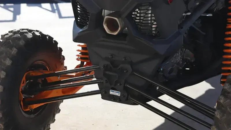 New 2025 Can-Am MAVERICK X3 MAX DS TURBO SCANDI BLUE AND ORANGE CRUSH Image 13