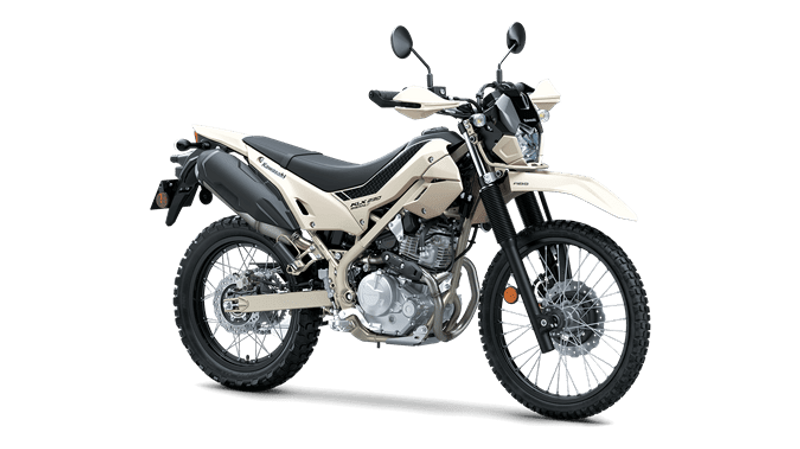 New 2026 Kawasaki KLX 230 SHERPA S ABS WHITISH BEIGE Image 1