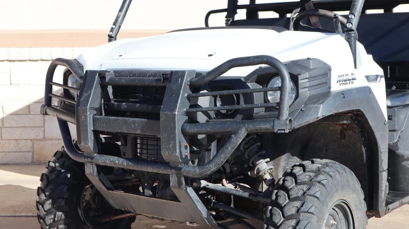 2023 KAWASAKI Mule PROFX EPS in a WHITE exterior color. Family PowerSports (877) 886-1997 familypowersports.com 