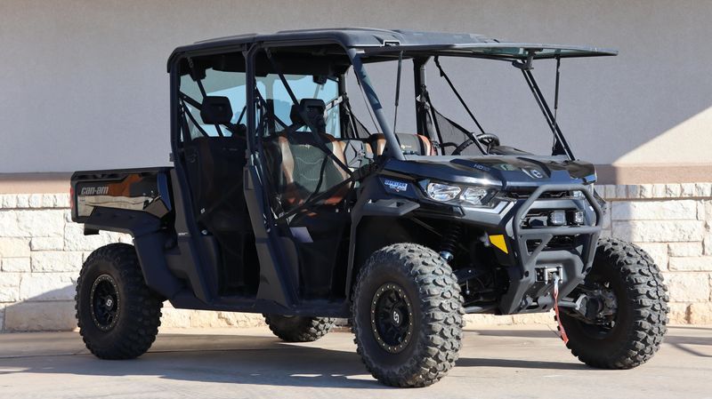 2024 CAN-AM SSV DEF MAX TEX 65 HD10 BK 24 in a BLACK exterior color. Family PowerSports (877) 886-1997 familypowersports.com 