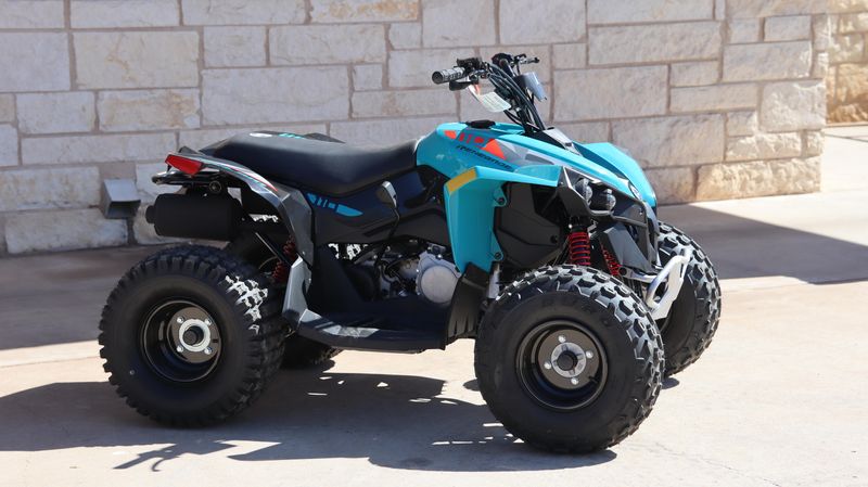 2025 Can-Am RENEGADE 110 EFI ICEBERG BLUE AND BLACK Image 2