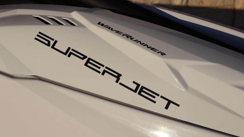 2025 YAMAHA SUPERJET WHITE  in a WHITE exterior color. Family PowerSports (877) 886-1997 familypowersports.com 