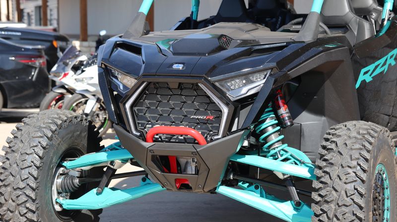 New 2025 Polaris RZR PRO R 4 ULTIMATE BLACK CRYSTAL AND RADIANT GREEN Image 7