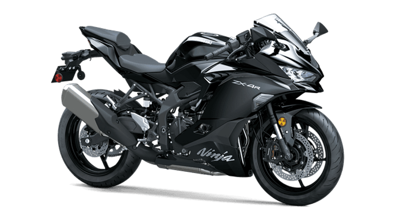 USED 2025 KAWASAKI NINJA ZX4R ABS METALLIC SPARK BLACK Image 1