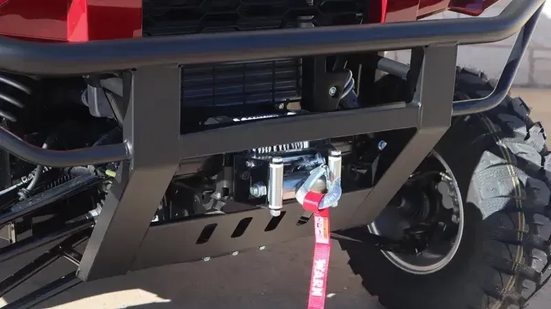 New 2026 Kawasaki MULE PROFXT 1000 LE PLATINUM RANCH EDITION METALLIC DEEP RED Image 22