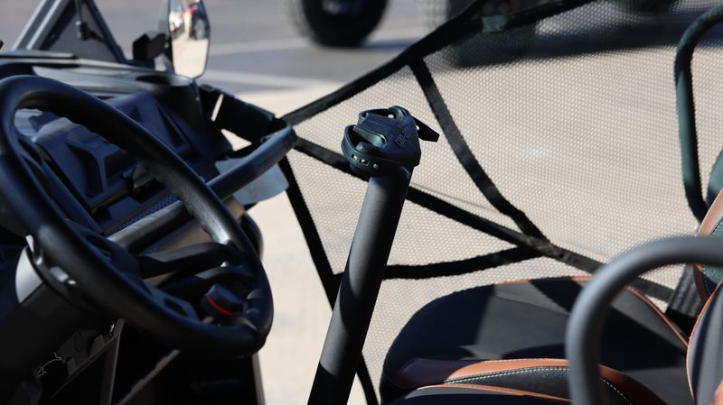 2024 CAN-AM SSV DEF MAX TEX 65 HD10 BK 24 in a BLACK exterior color. Family PowerSports (877) 886-1997 familypowersports.com 