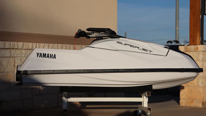 2025 YAMAHA SUPERJET WHITE  in a WHITE exterior color. Family PowerSports (877) 886-1997 familypowersports.com 