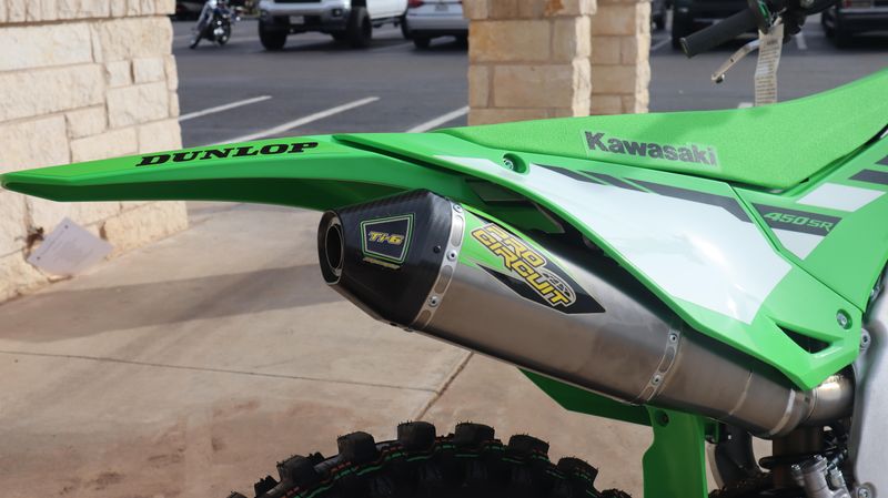 2025 Kawasaki KX450SR LIME GREEN Image 13