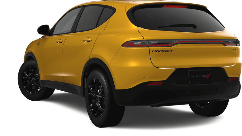 2024 Dodge Hornet Gt Plus Awd in a Acapulco Gold exterior color and Redinterior. McPeek