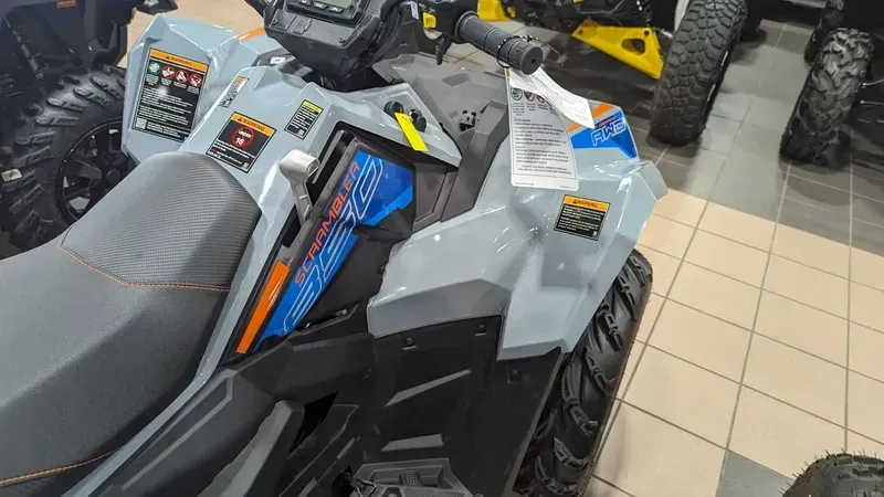 2024 Polaris SCRAMBLER 850 STORM GRAY AND RADAR BLUEImage 6